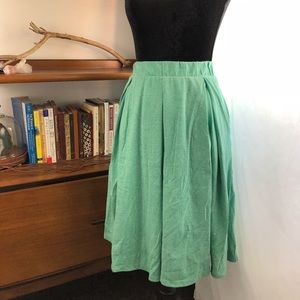 Lularoe Mint Heathered Madison Skirt Medium